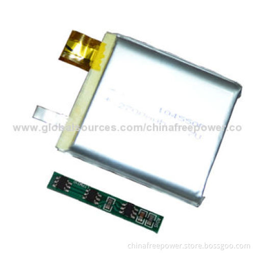 2700mAh Lithium Polymer Battery, Safe and Thin